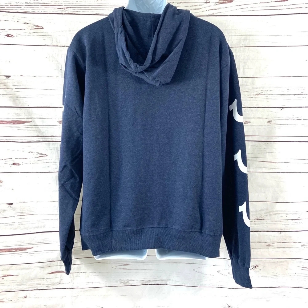 True Religion Hoodie Men’s XL‎ Blue Logo Long Sleeve Original Jean Brand